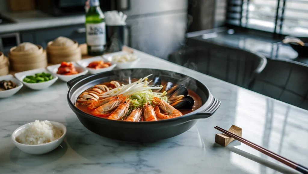 Dive into Hae Mool Jeon Goal, a comforting Korean seafood hot pot with bold flavors and fresh ingredients, perfect for any seafood lover’s palate.