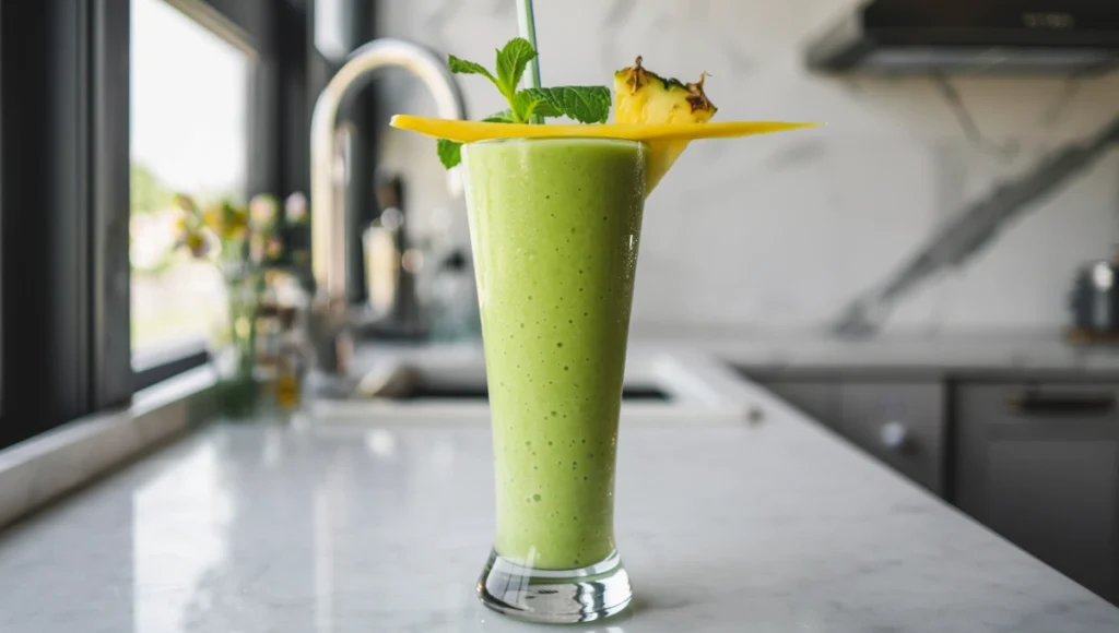 Discover a refreshing Tropical Island Green Smoothie recipe! Easy, detox-friendly, and delicious.