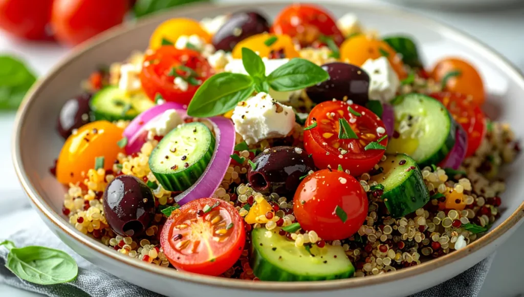 Enjoy 5 vibrant quinoa tri-color salad recipes. Fresh, flavorful, and packed with nutrition for every meal!