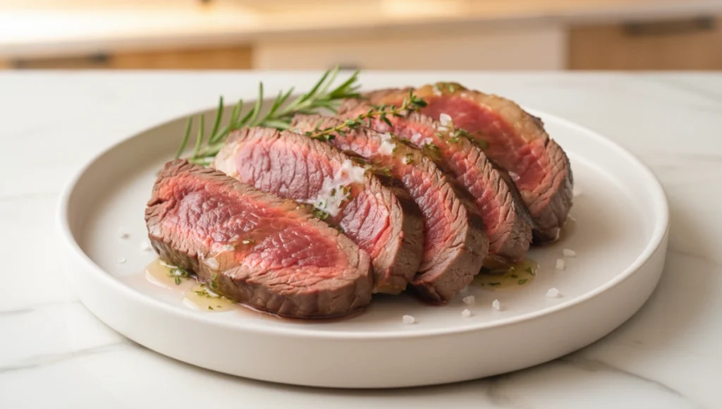 Create restaurant-quality sous vide sirloin steak effortlessly with sous vide. Just 2 steps to juicy, tender perfection—your steak game upgraded!