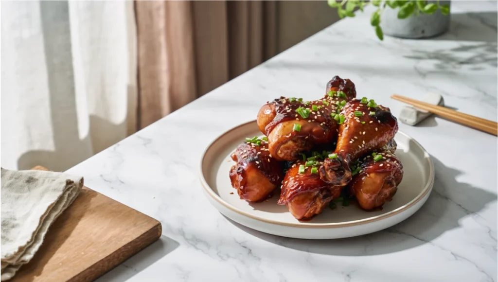 Enjoy a bold twist with smoked gochujang chicken drumsticks—rich, smoky, and irresistibly spicy for a unique flavor journey.