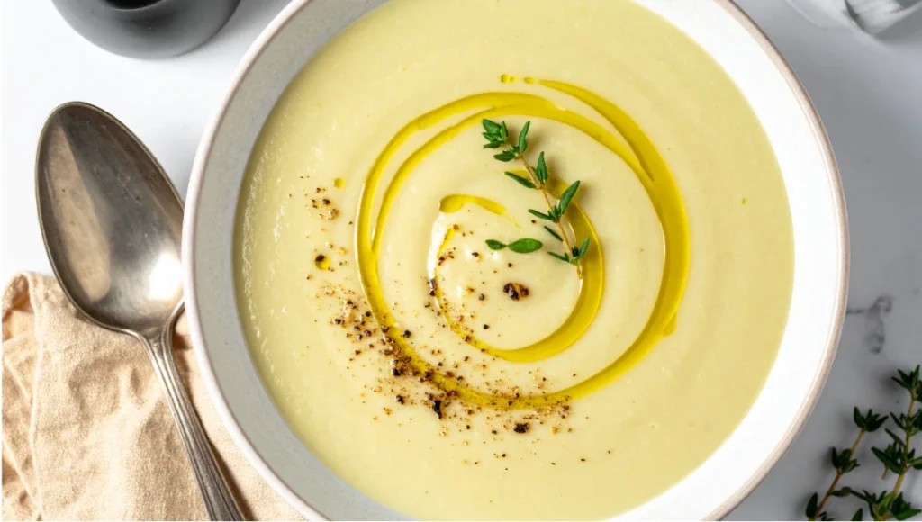 Warm up with a rich leek and potato soup, ready in just 30 minutes! Perfect for cozy nights and easy to make with simple ingredients.