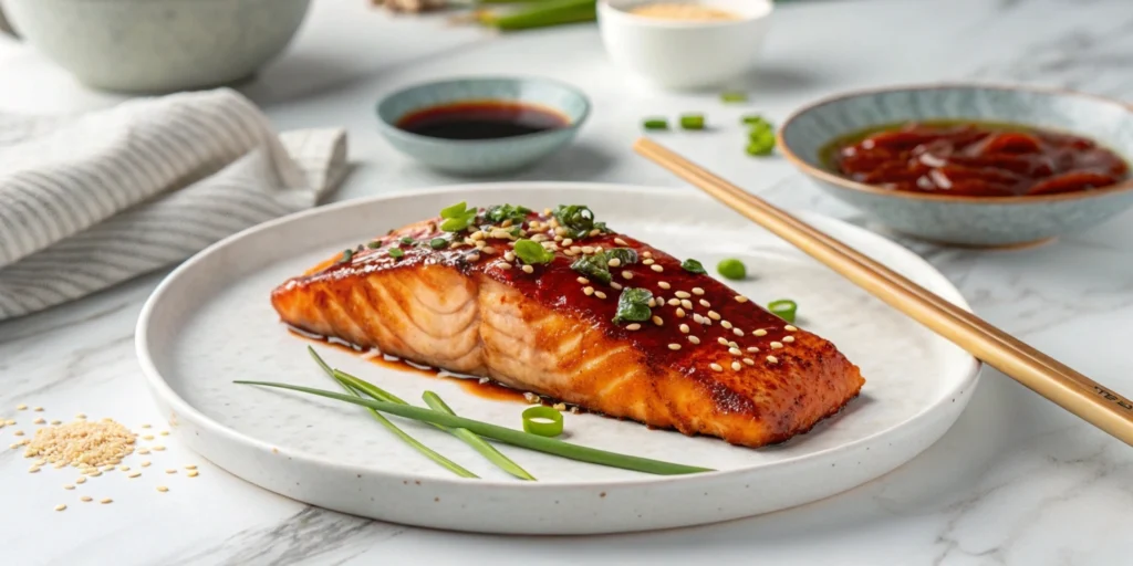 Explore 10 balanced and bold recipes for Gochujang Salmon, combining spice and health for an irresistible dinner idea.