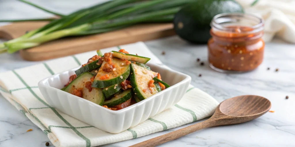 Learn 5 superb steps to craft authentic cucumber kimchi recipe. A quick, healthy recipe bursting with flavor—perfect for your Korean cuisine cravings!