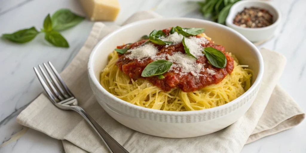 Try the best air fryer spaghetti squash recipe! Practical, healthy, and ready in just 30 minutes—perfect for quick, delicious meals.