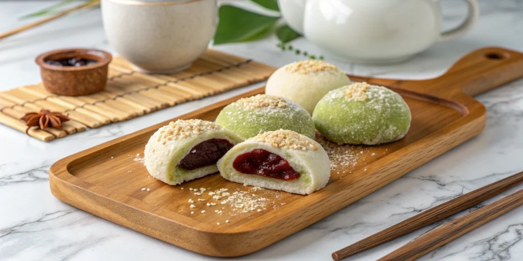 Try 3 inspired Korean mochi recipes with chewy textures and rich flavors. Perfect for a delightful homemade treat!