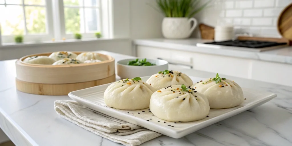 Learn to make bomb soft steamed bun recipe in just 3 steps with our easy recipe. Perfect for any meal, these buns are fluffy and delicious!