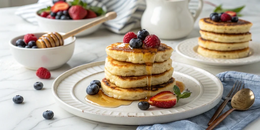 Whip up 5 wondrous cottage cheese pancakes—fluffy, protein-packed, and irresistibly golden. A simple recipe for a perfect breakfast treat!