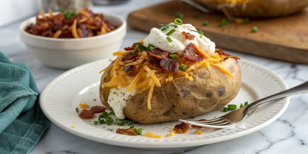 Get fine, fluffy  instant pot baked potatoes in just 5 minutes. Perfectly tender every time with minimal effort!