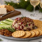 A healthy holiday appetizer, this cranberry pecan cheese ball brings creamy, crunchy, and festive flavors that impress guests every time.
