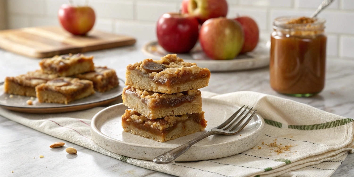 Enjoy these healthy caramel apple bars packed with cozy fall flavors for a sweet and guilt-free dessert everyone will love.